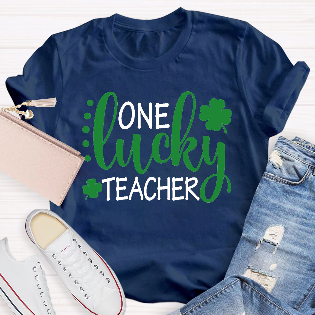 One Lucky Teacher T-Shirt