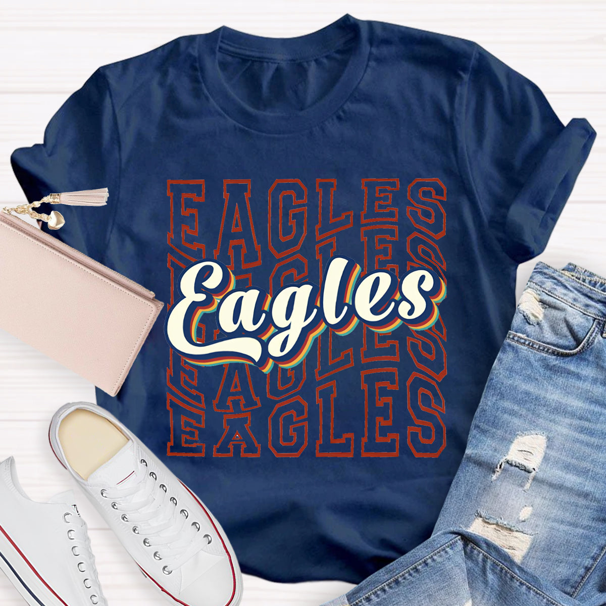 Personalized School Spirits Mascot T-Shirt