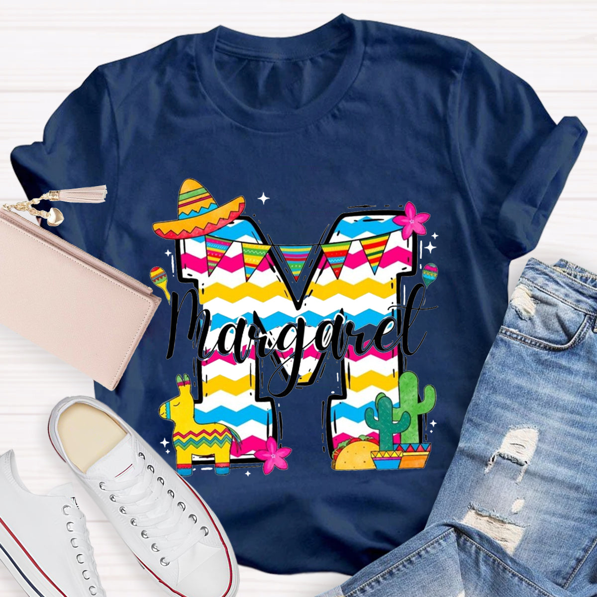 Personalized Your Own Name M For Margaret T-Shirt