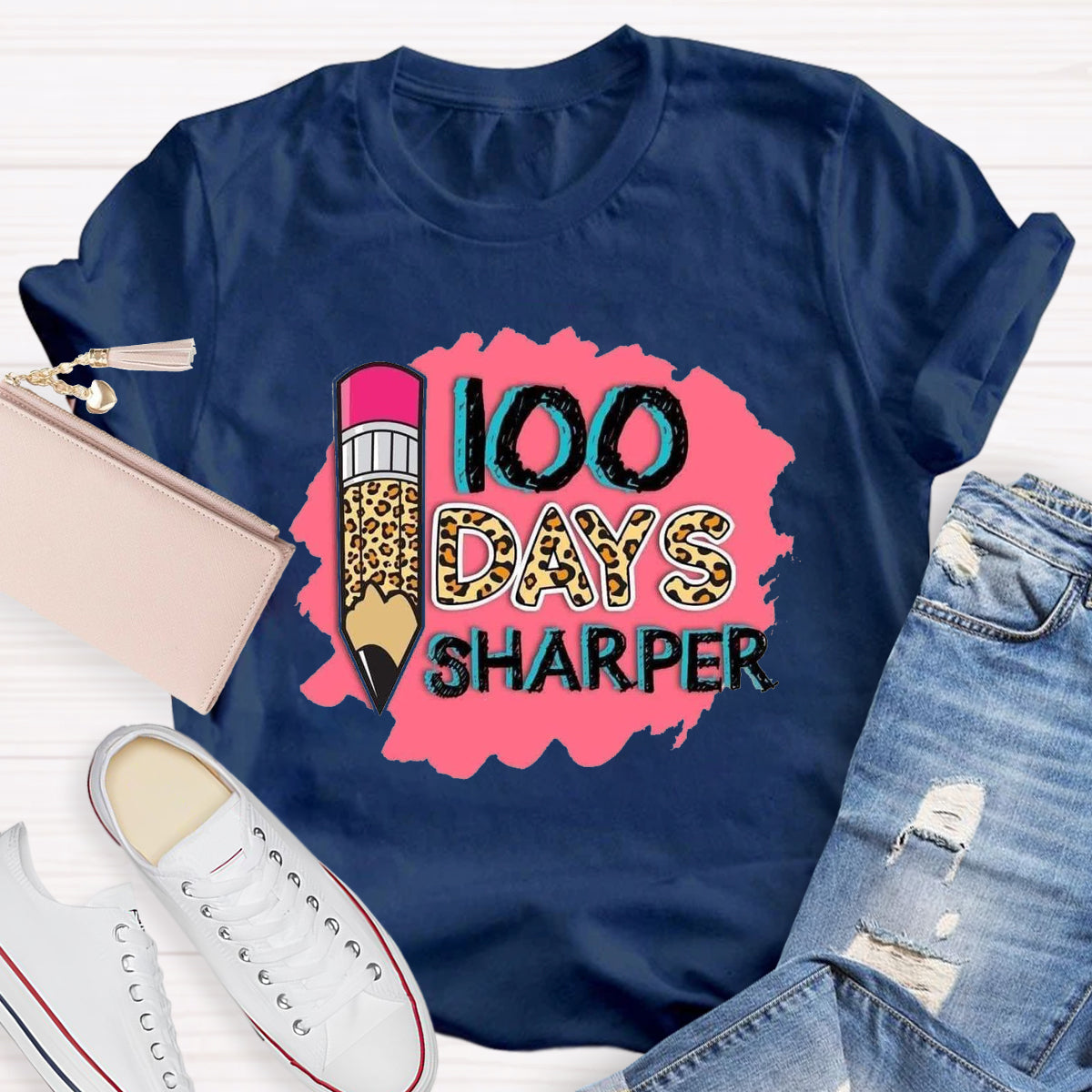 100 Days Sharper Teacher T-Shirt