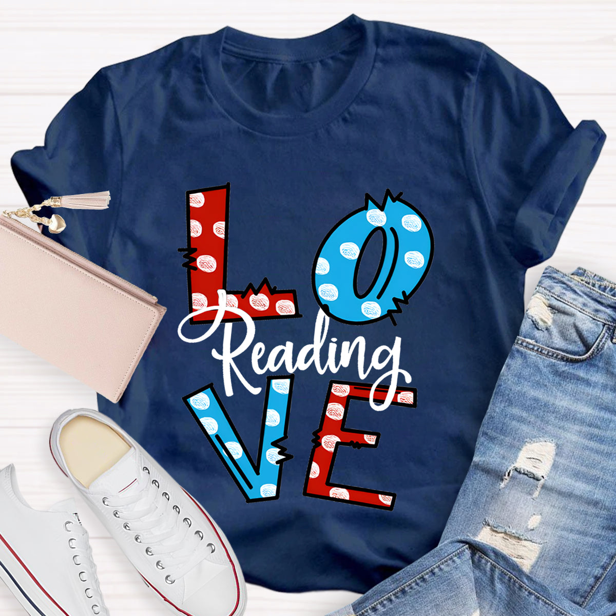 Love Reading Teacher T-Shirt