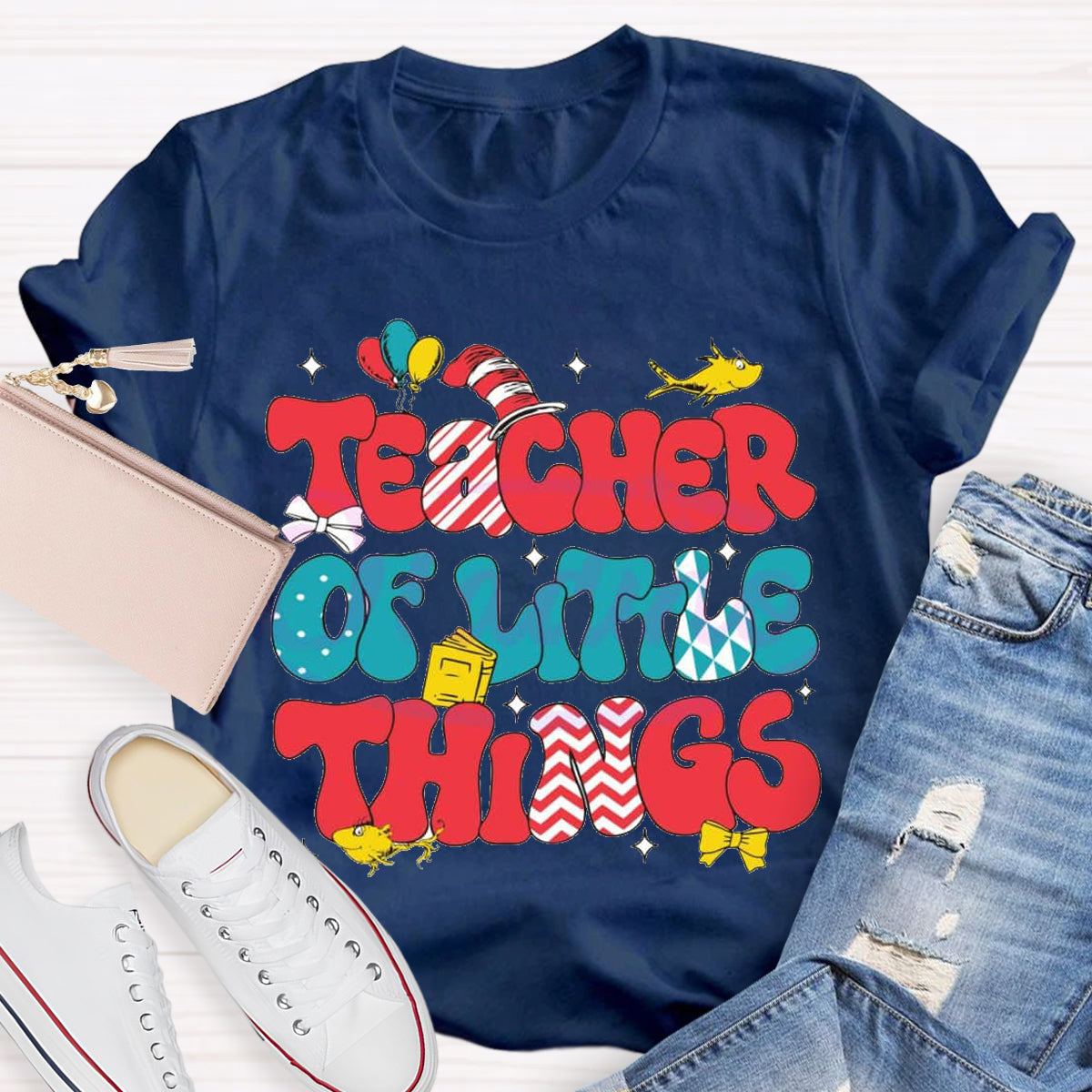 Teacher Of Little Things National Read Teacher T-Shirt