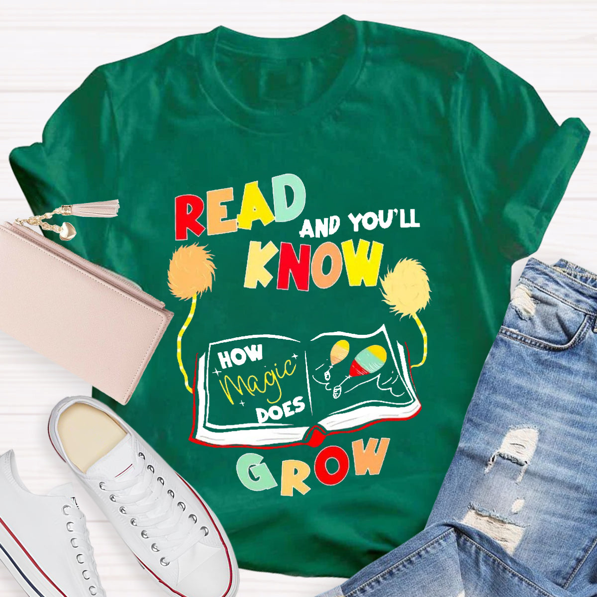 Read And You'Ll Know How Magic Does Grow T-Shirt