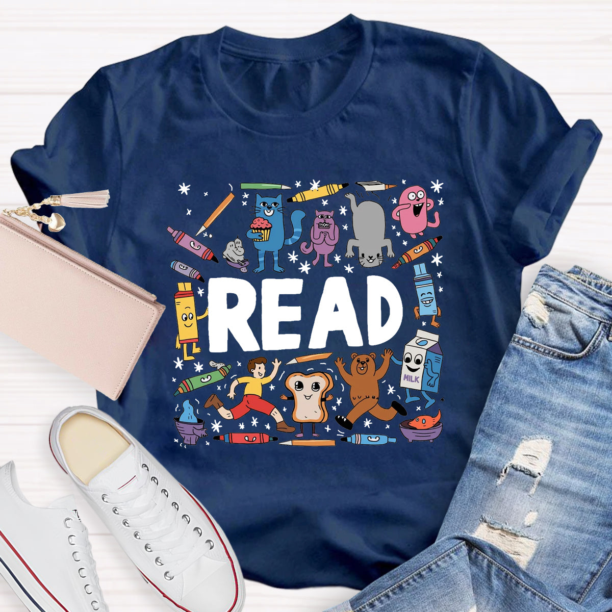 I Still Read Children's Books Teacher T-Shirt