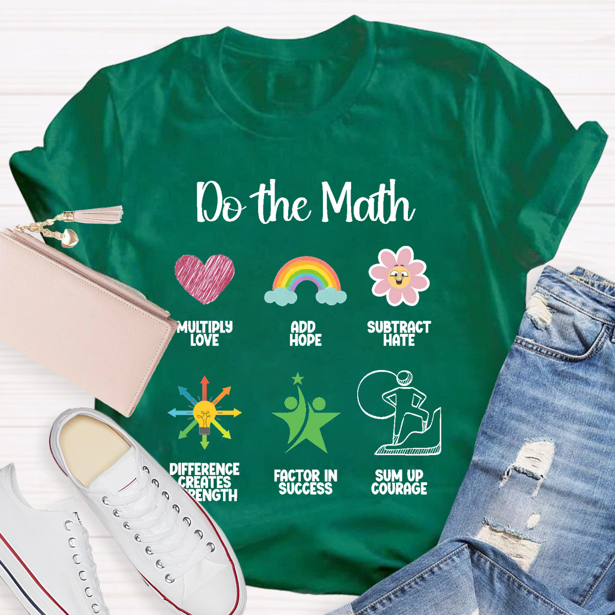 Do The Math Add Hope Math Teacher T-Shirt