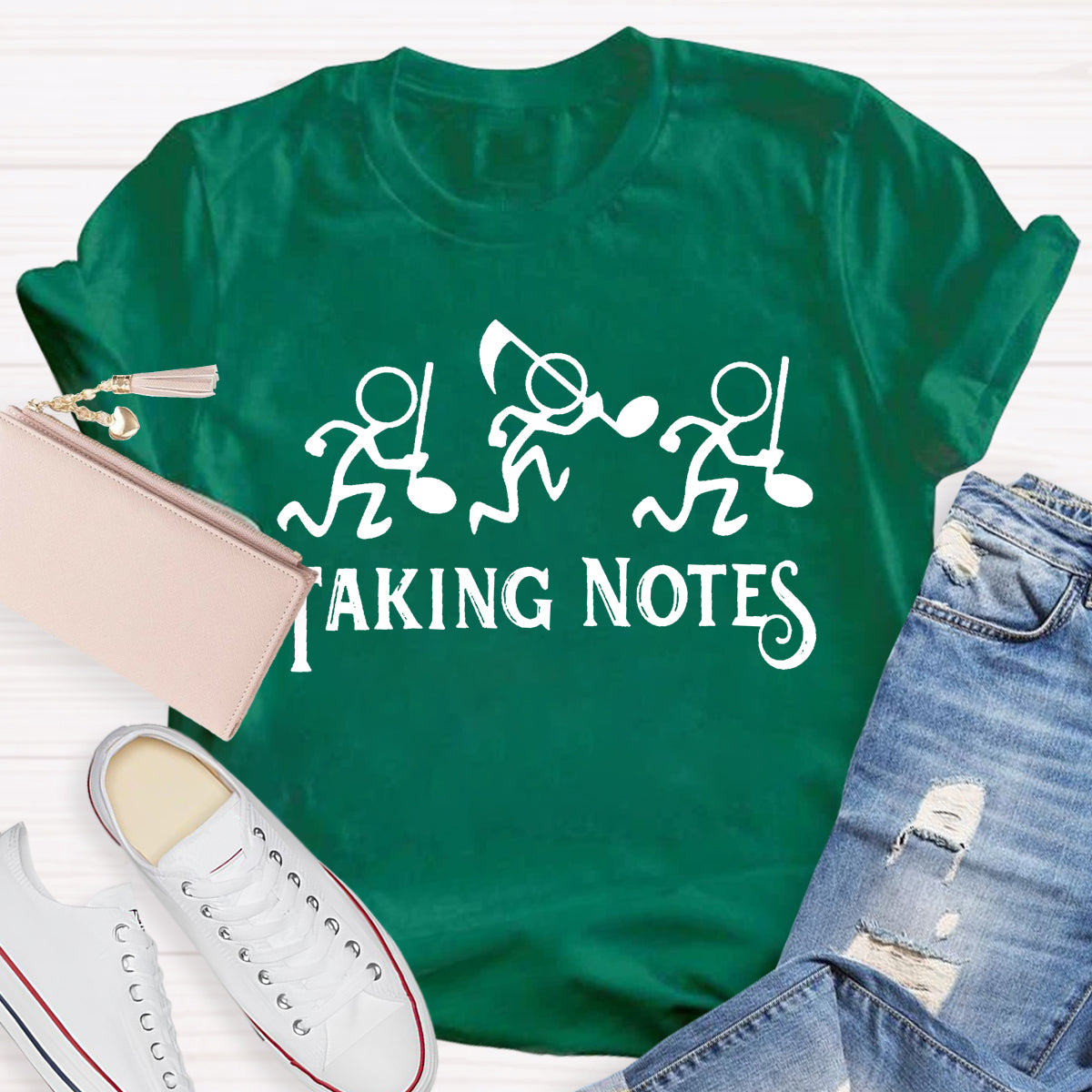 Taking Notes Music Teacher T-Shirt