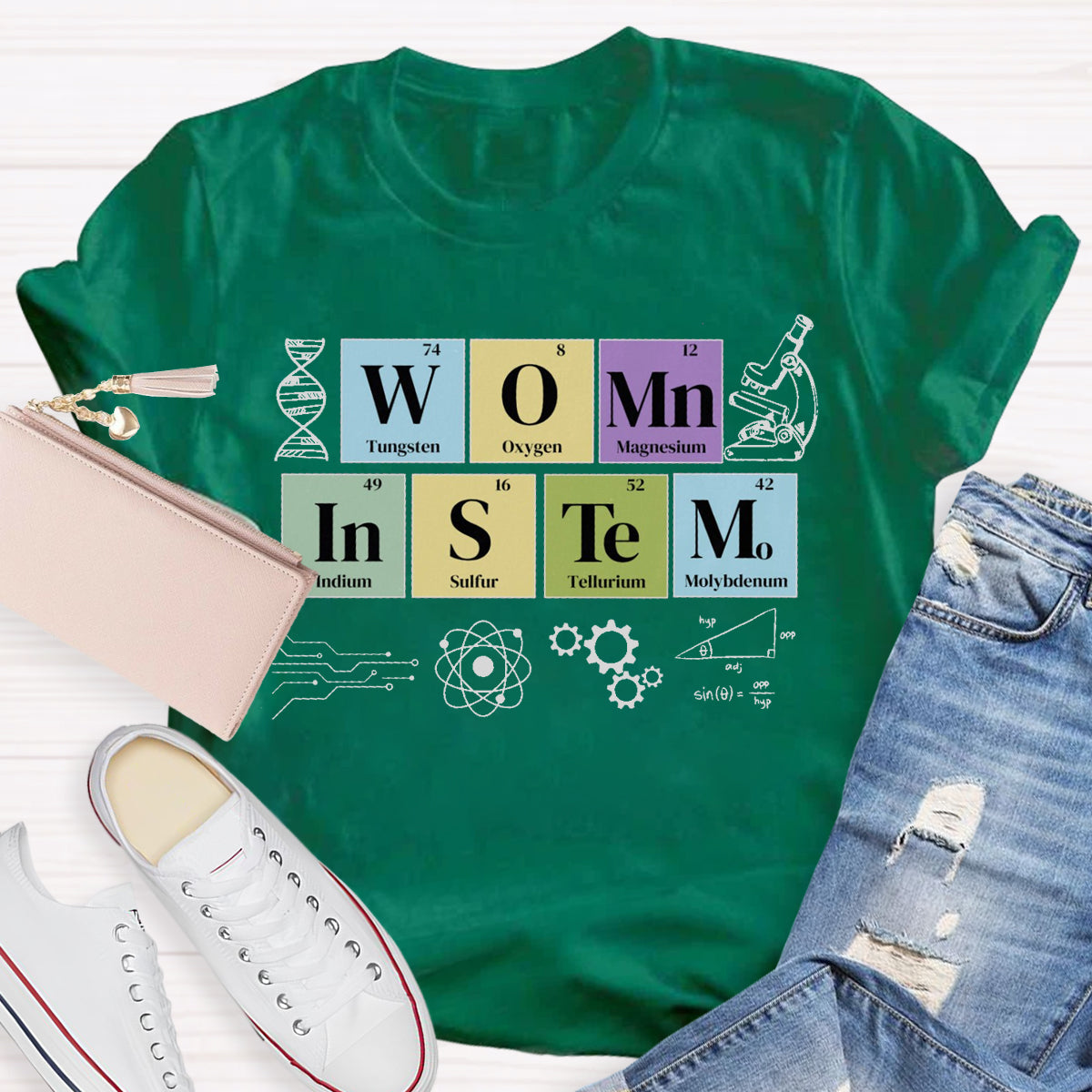 Women In Stem Teacher T-Shirt