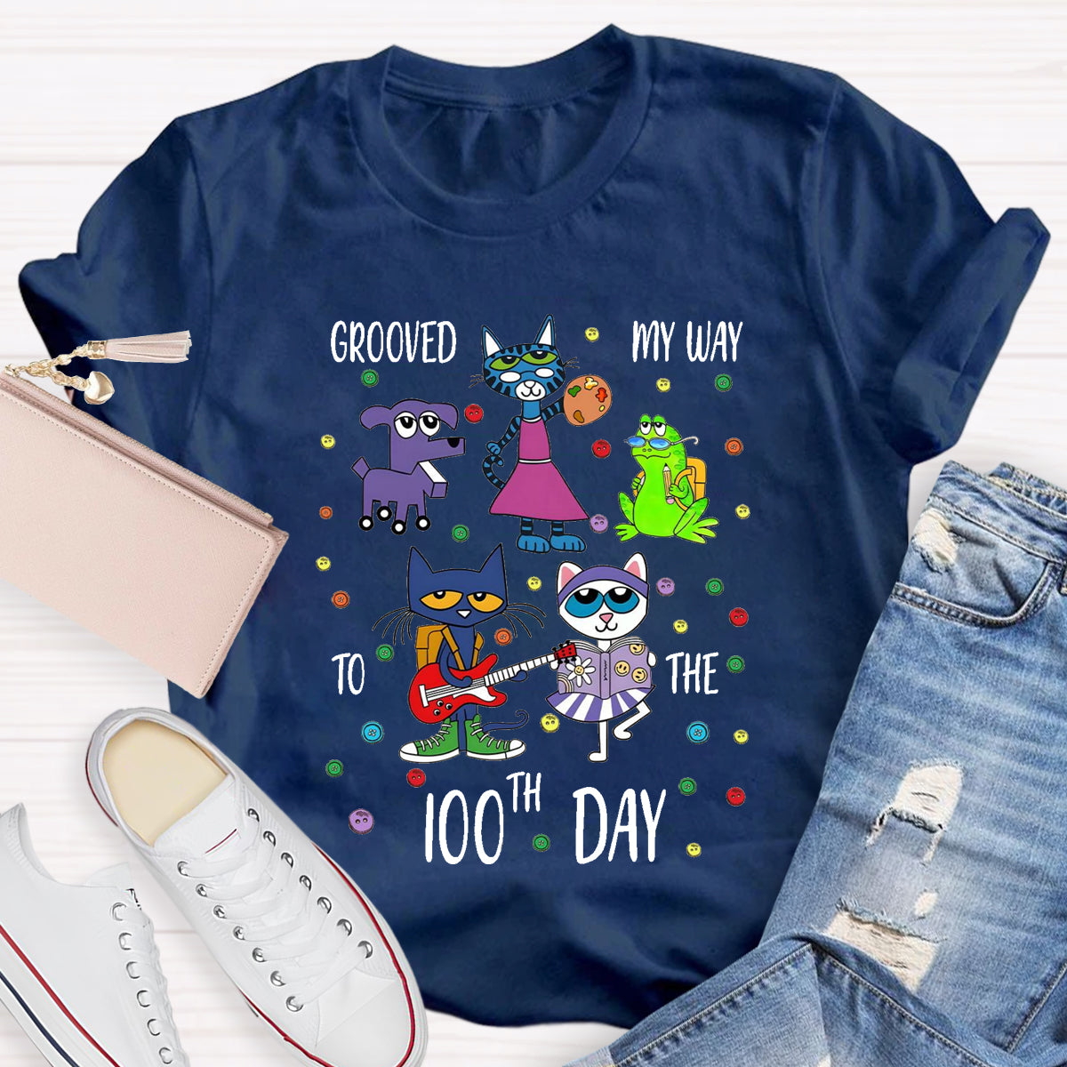 Grooved My Way To The 100th Day T-Shirt