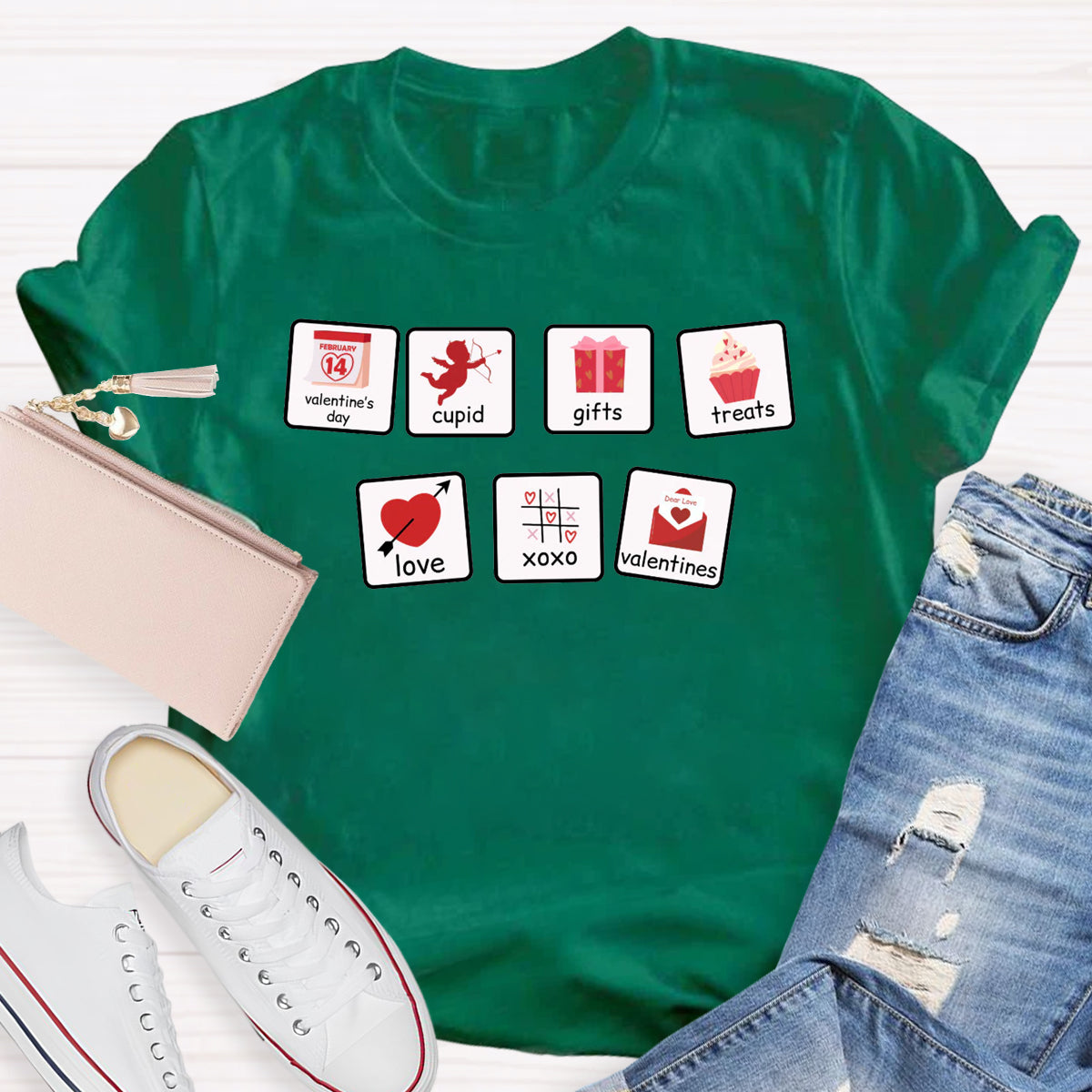 Cupid Gifts Treats Love Valentines SLP Teacher T-Shirt