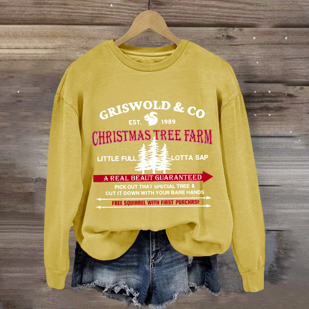 Griswold Co Christmas Tree Farm Sweatshirt