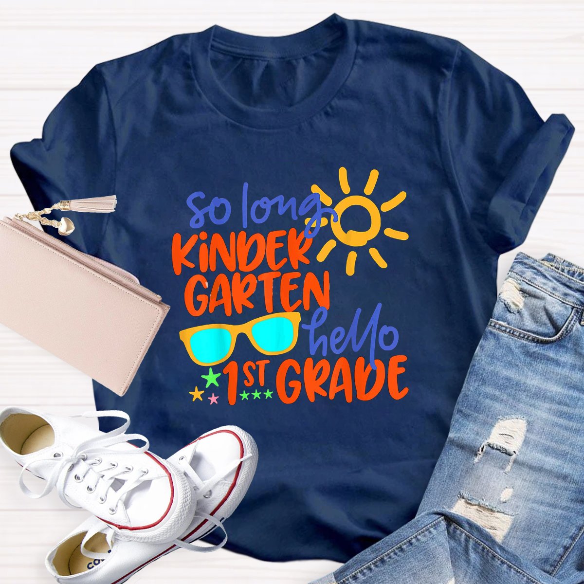 So Long Kindergarten Hello 1st Grade Teacher Shirt