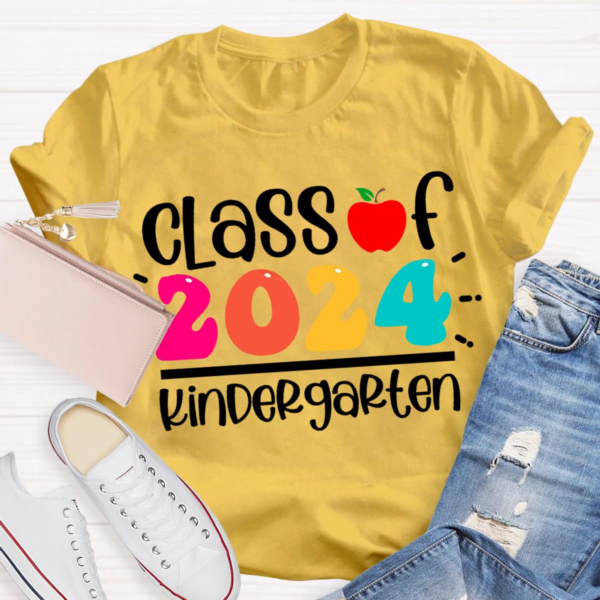 Personalized Grade Class Of 2024 Teacher T-Shirt