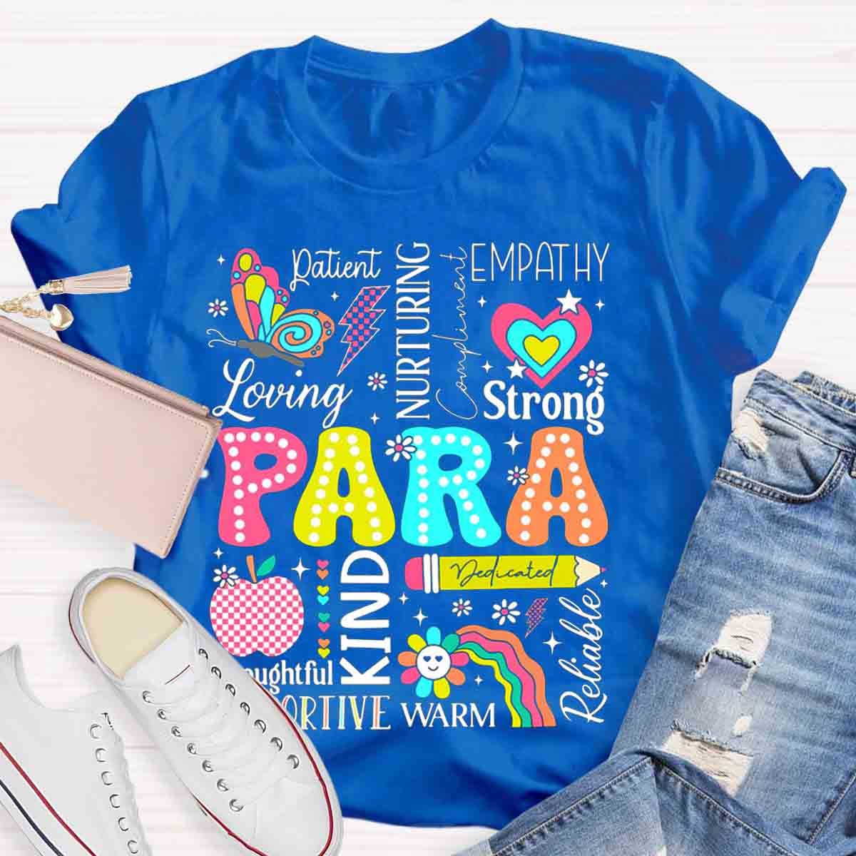 Paraprofessional Paraeducator First Day Back To School T-Shirt