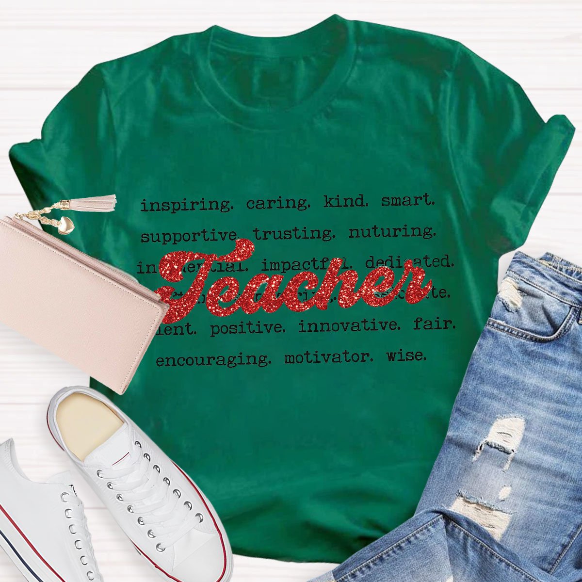 What Makes A Teacher Great Teacher T-Shirt