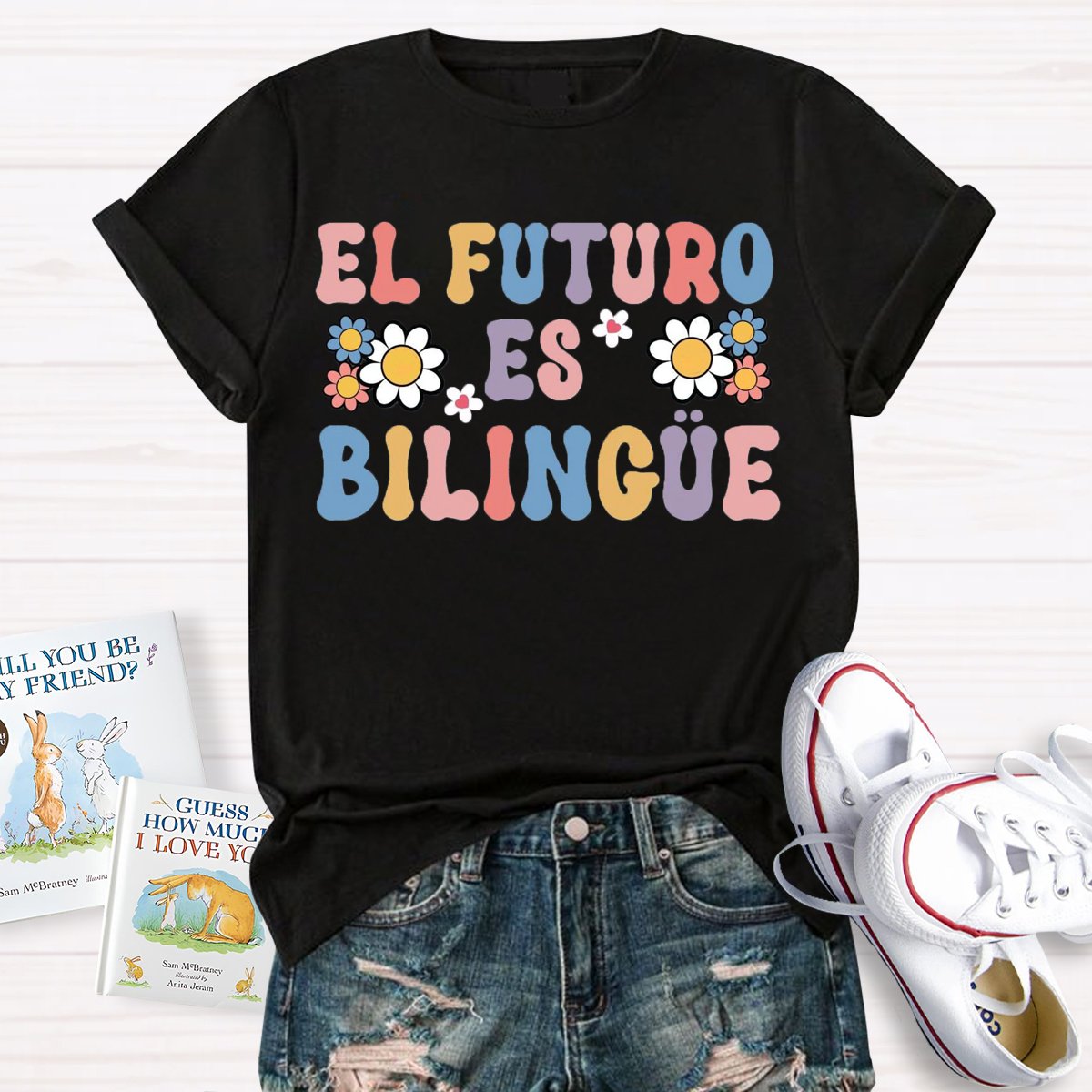 El Futuro Es Bilingüe Spanish Teacher Bilingual Teacher Shirt