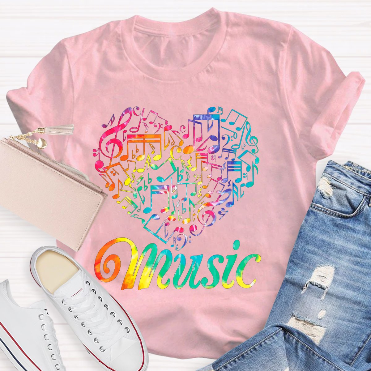 Music Heart Teacher T-Shirt