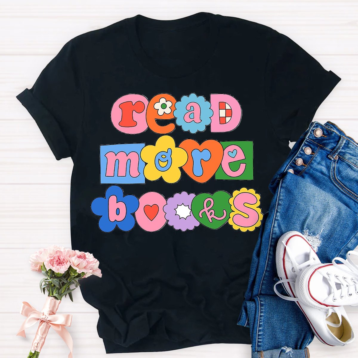 Read More Books Cute Bookish Shirt