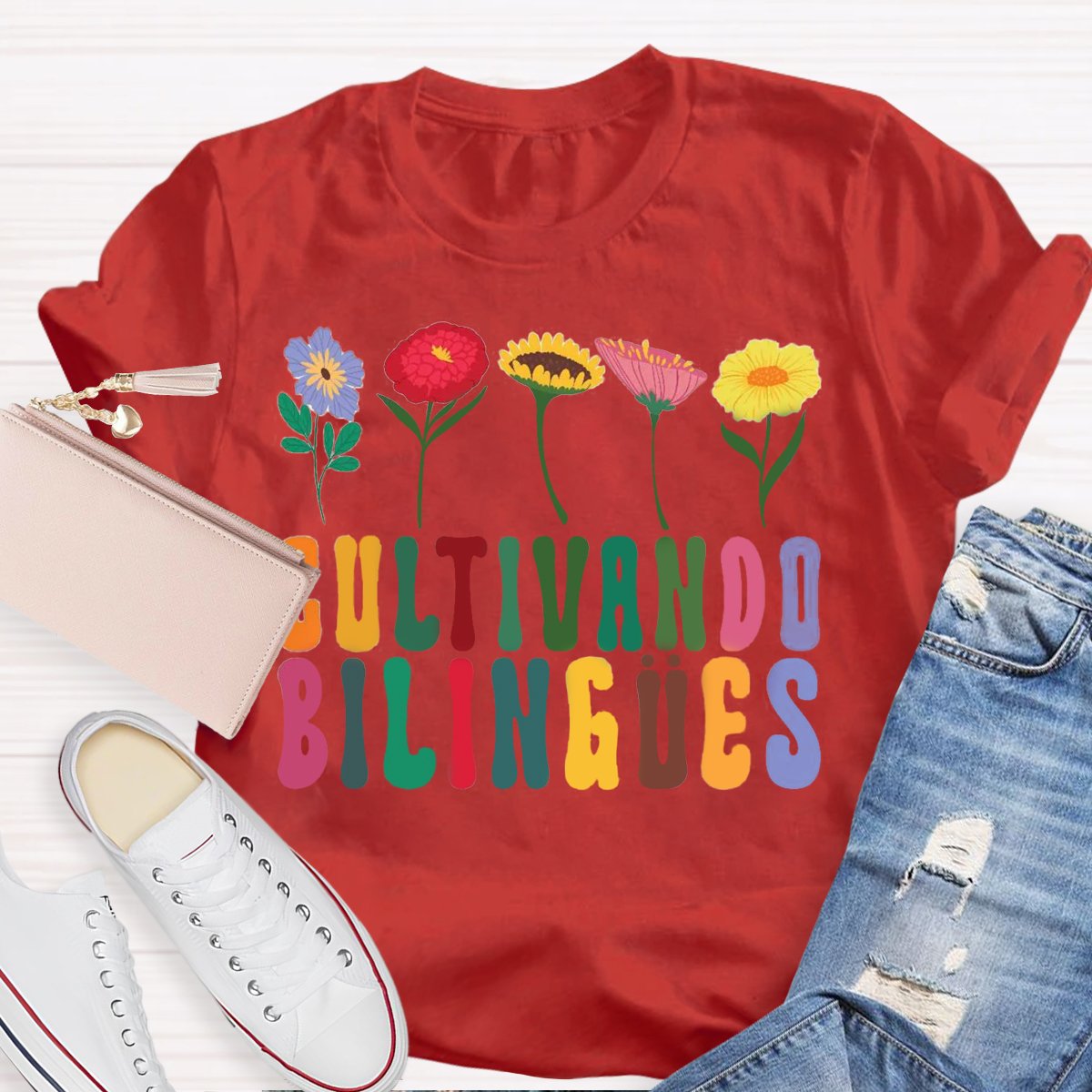 Cultivando Bilingües Bilingual Teacher Shirt