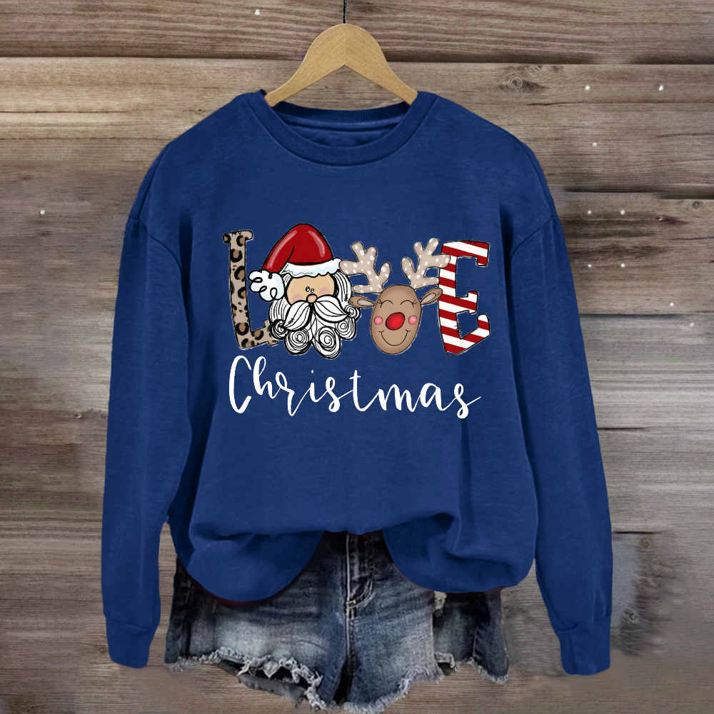 Christmas Santa Claus LoveSweatshirt