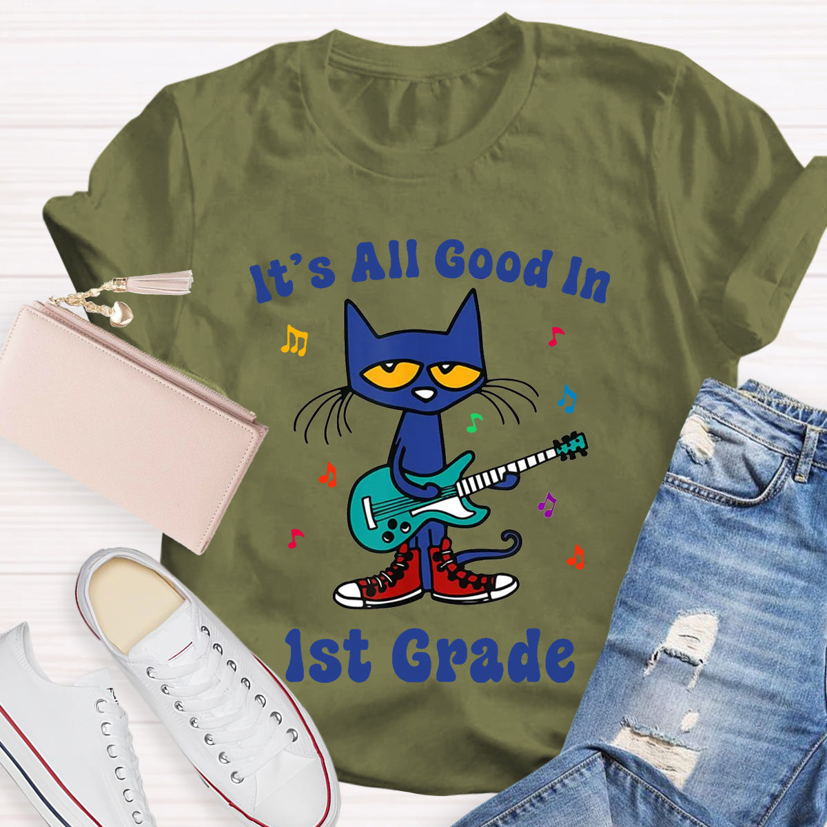 Personalized Grade It's All Good In School Grade T-Shirt