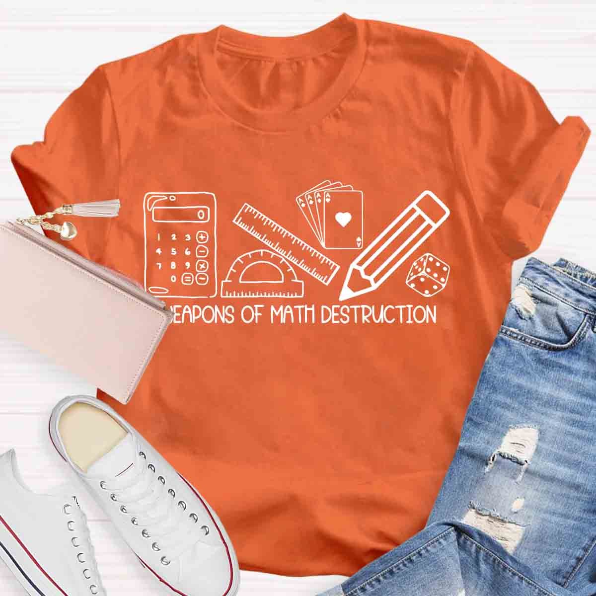 Weapons Of Math Destruction Teacher T-Shirt