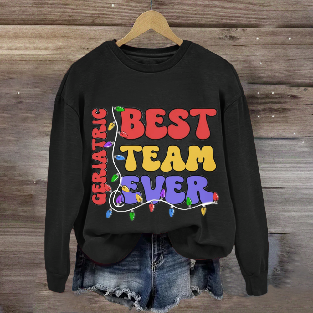 Personalized Team Name Christmas Sweatshirt