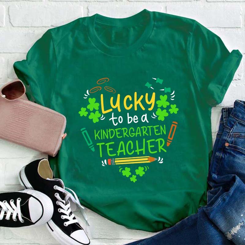 Personalized Lucky To Be A  Teacher T-Shirt