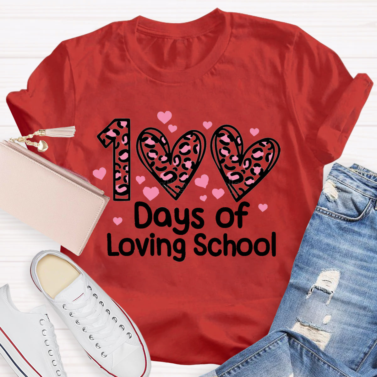 100 Days Of Loving School Teacher T-Shirt