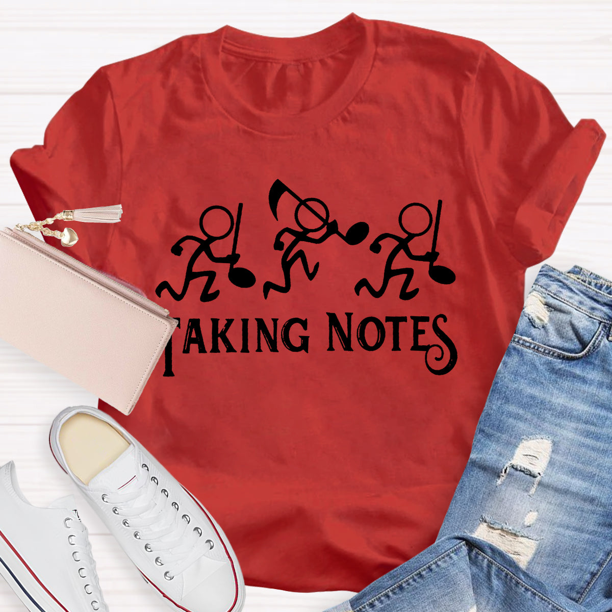 Taking Notes Music Teacher T-Shirt