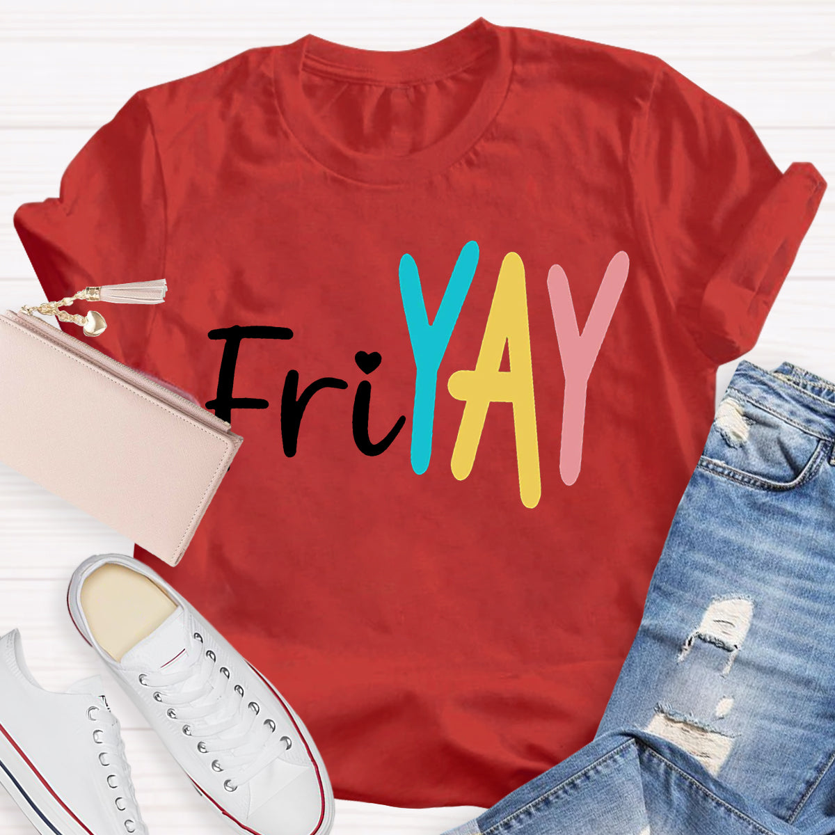 Yay Friyay Teacher T-Shirt