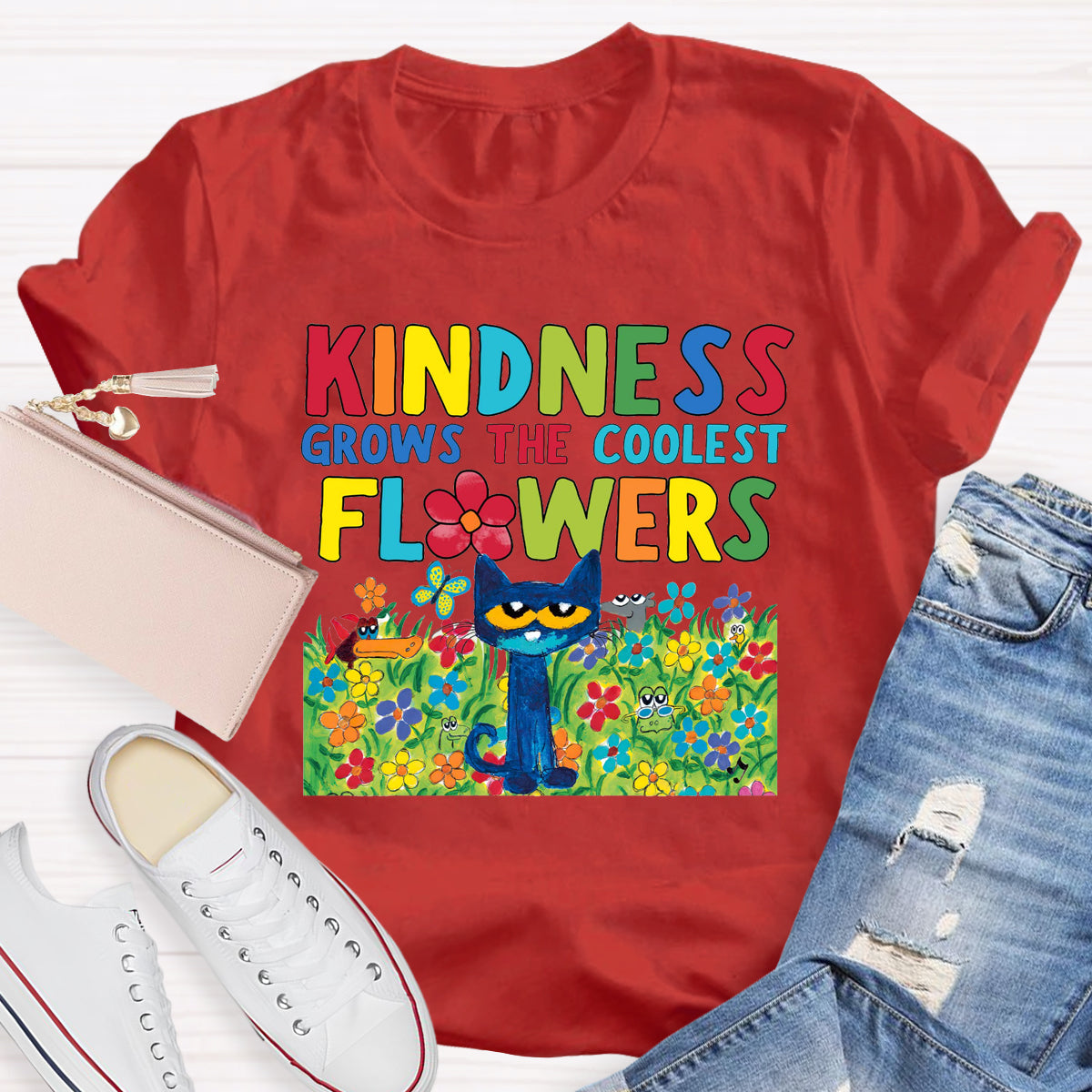 Kindness Grows The Coolest Flowers T-Shirt