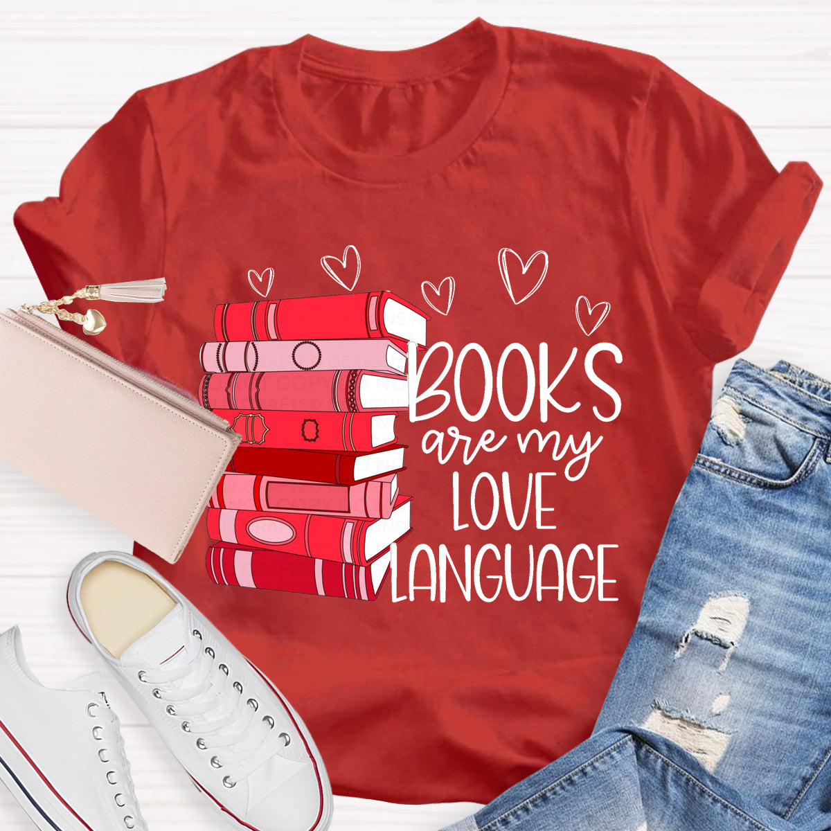 Books Are My Love Language T-Shirt