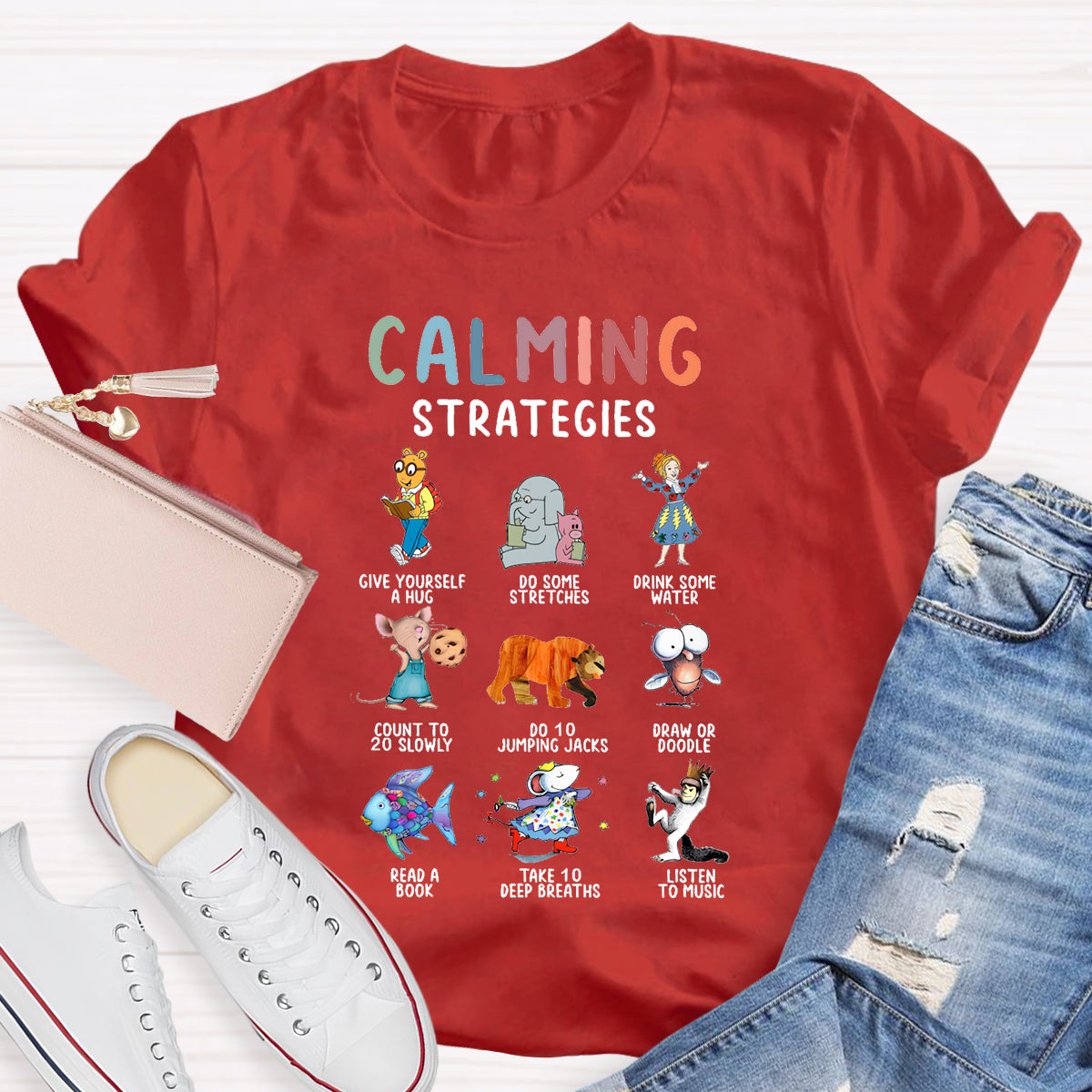 Calming Strategies Sped Classroom Teacher T-Shirt