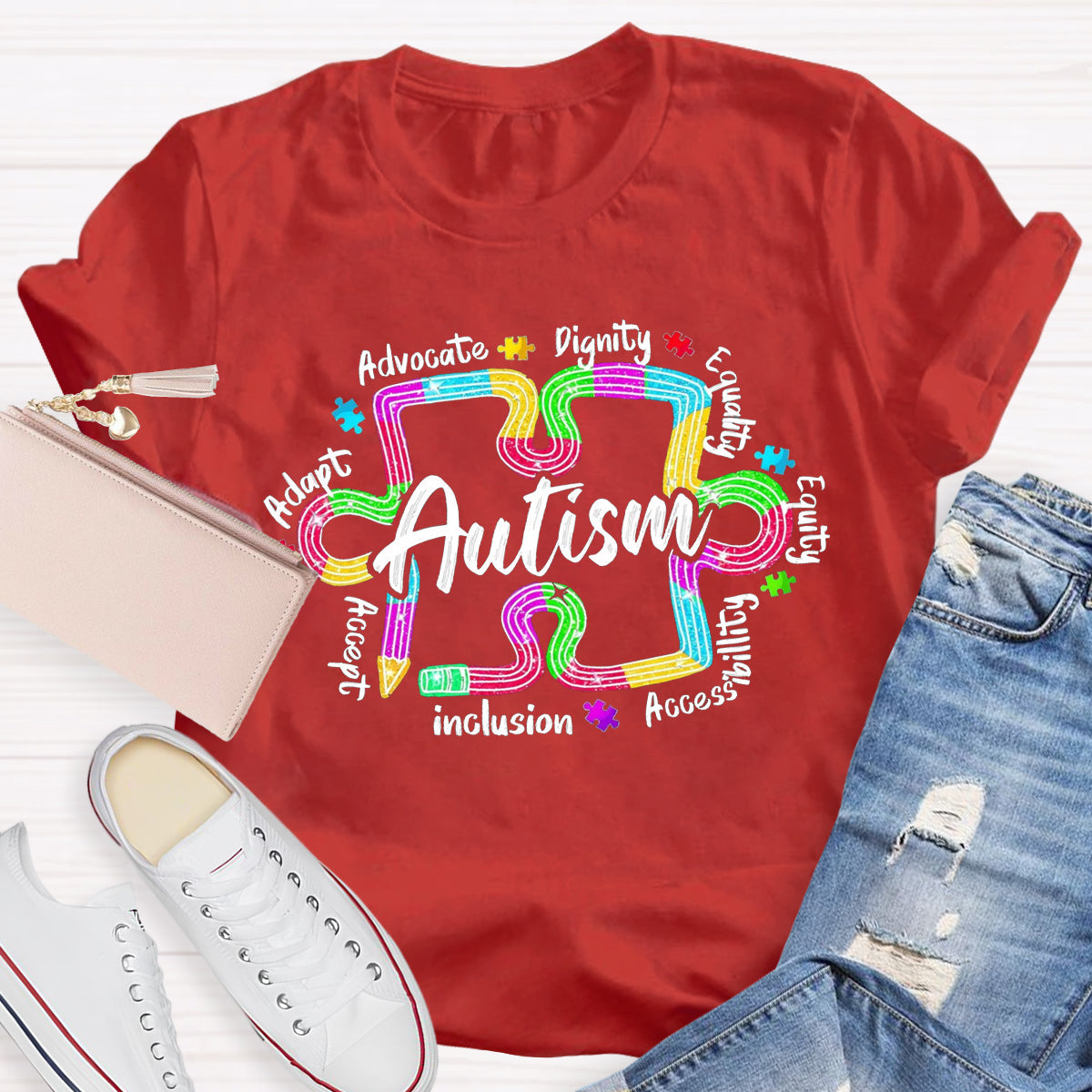 Autism Pencil Special Education T-Shirt