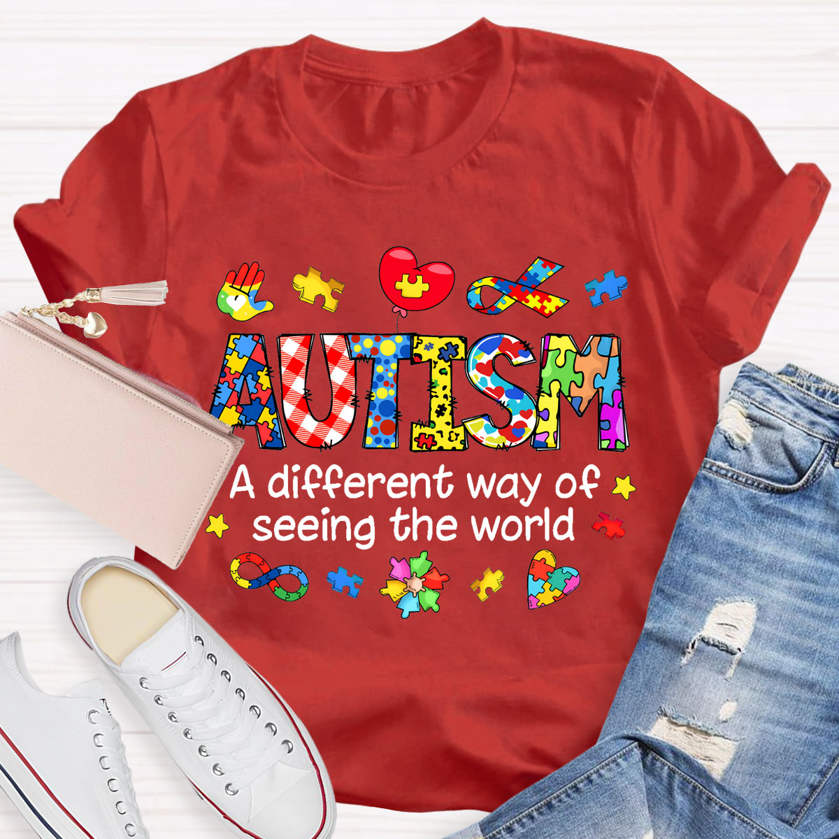 Autism A Different Way Of Seeing The World T-Shirt