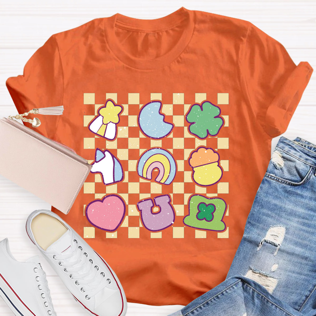 Checkered Lucky Charms T-Shirt