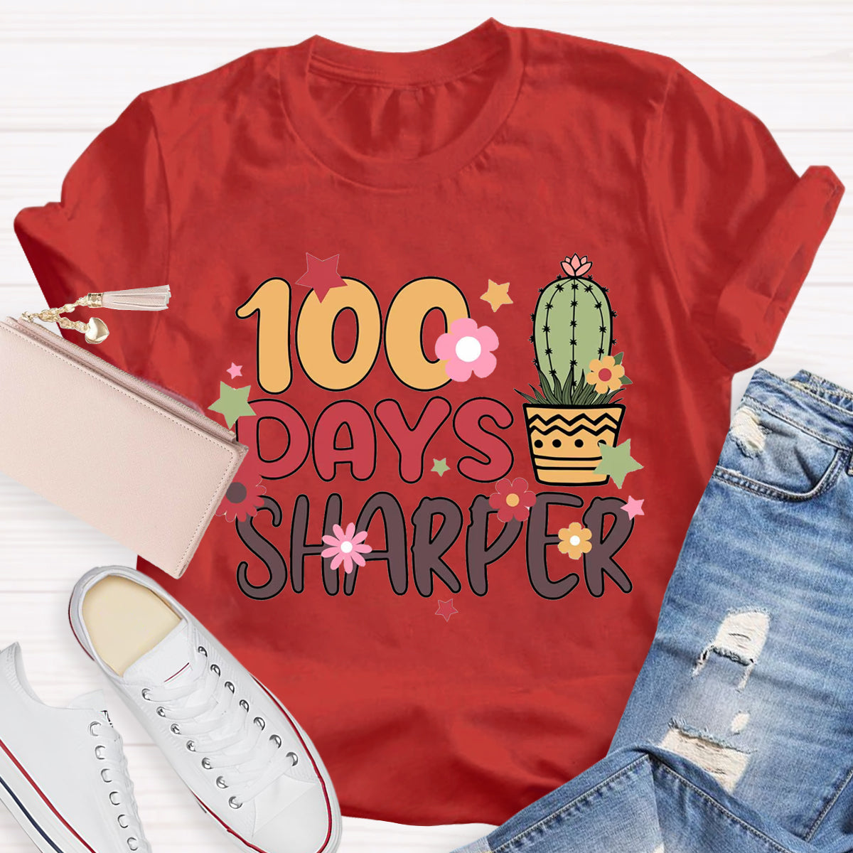 100 Days Sharper Teacher T-Shirt