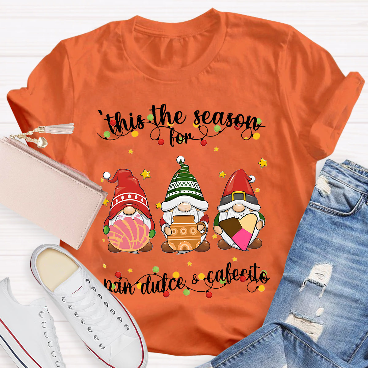 This The Season For Pan Dulce & Cafecito Spanish Christmas T-Shirt