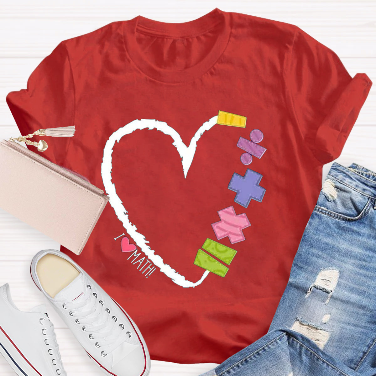 I Love Math Math Teacher T-Shirt