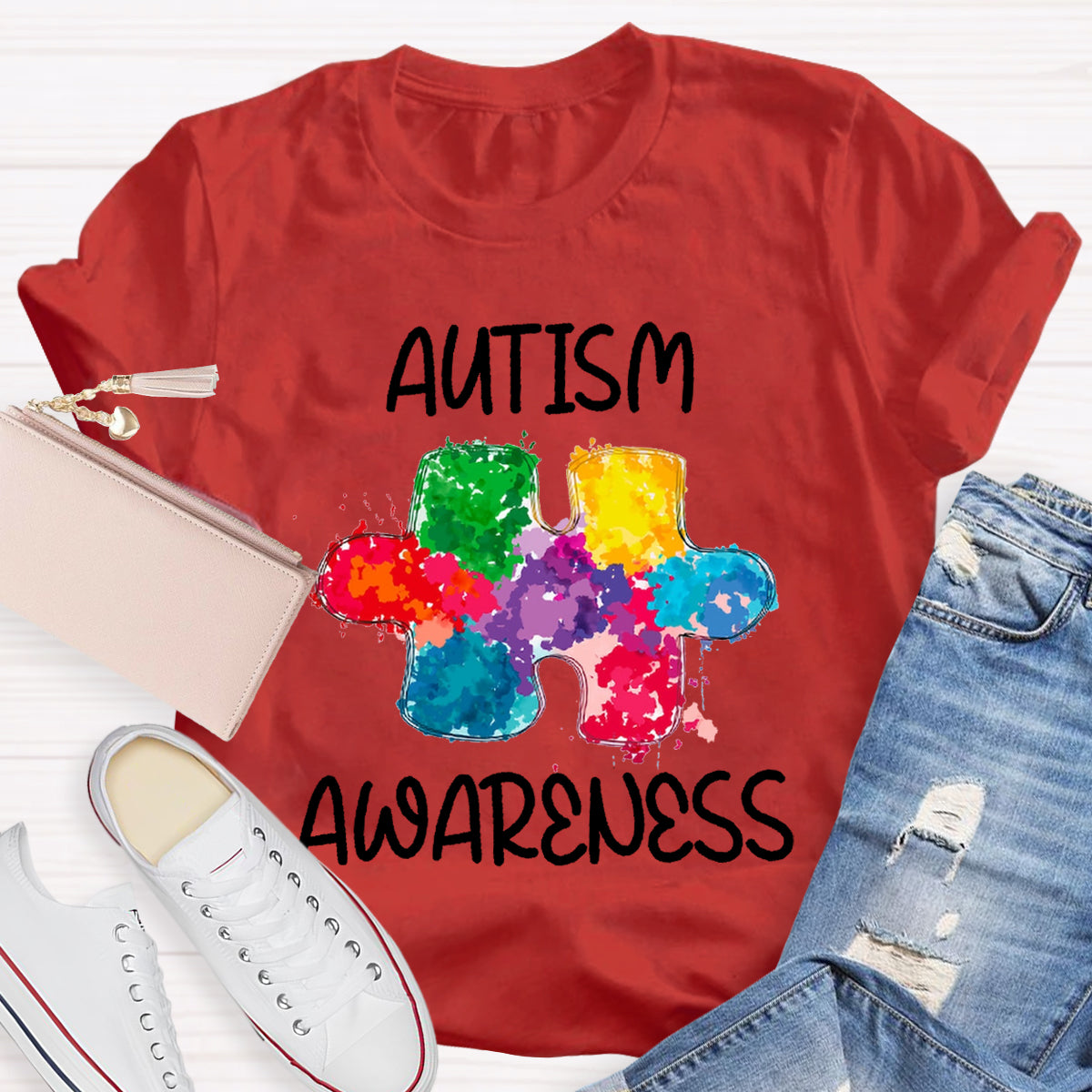 Autism Awareness Teacher T-Shirt