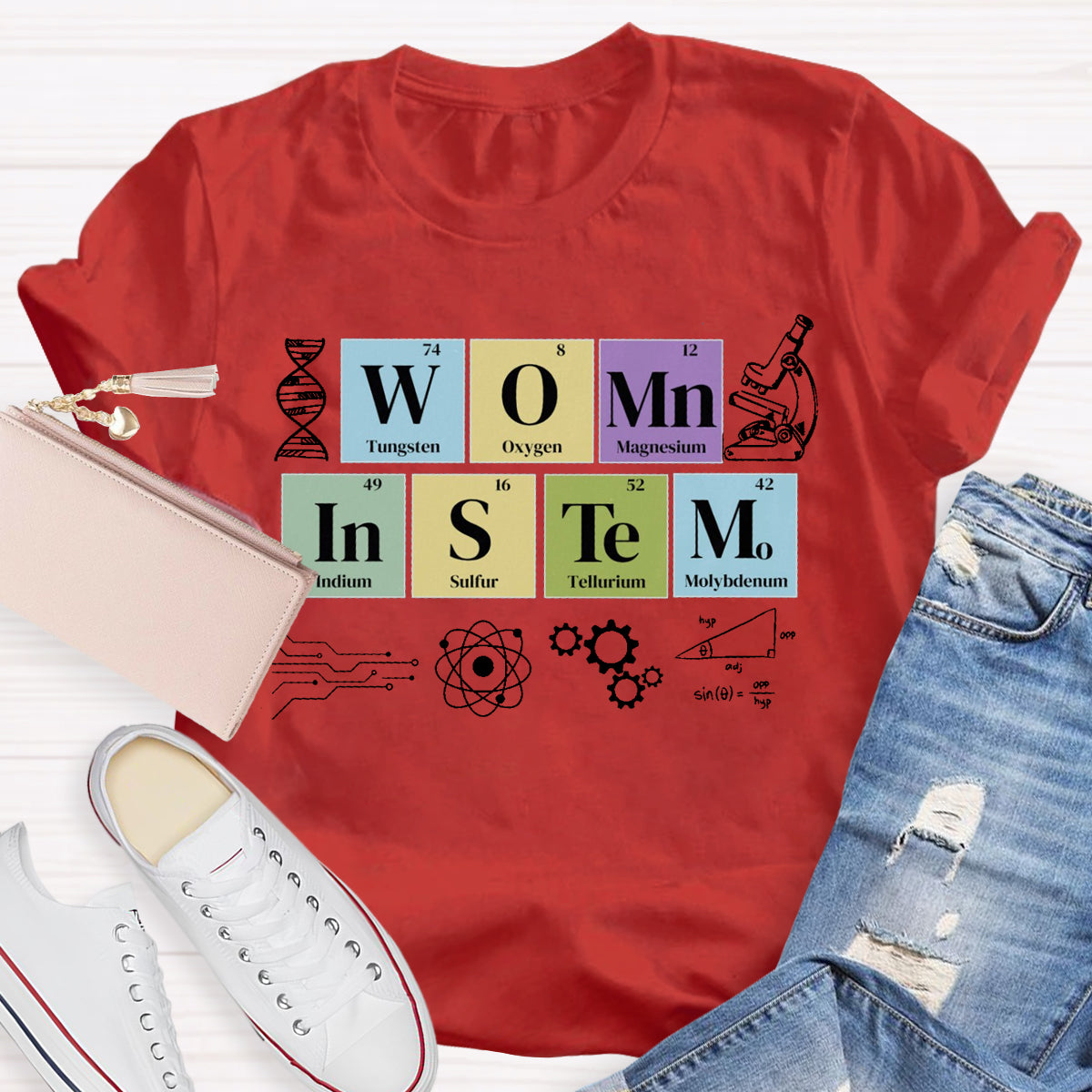 Women In Stem Teacher T-Shirt