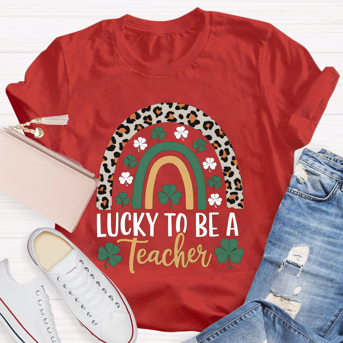 Lucky To Be A Teacher T-Shirt