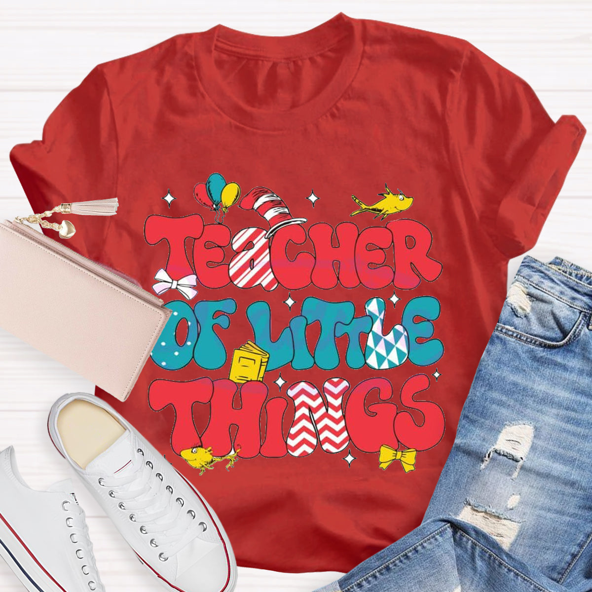 Teacher Of Little Things National Read Teacher T-Shirt