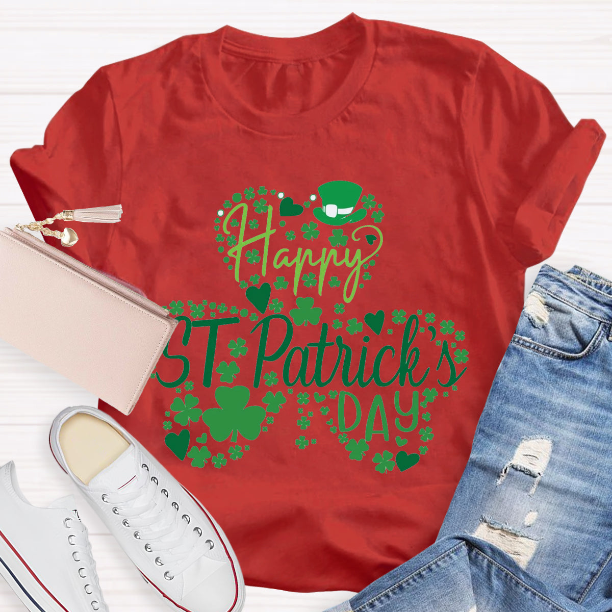 Happy St Patrick's' Day Teacher T-Shirt