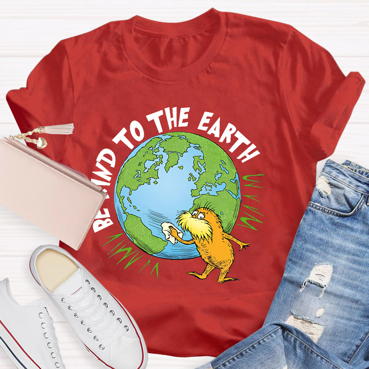 Be Kind To The Earth Teacher T-Shirt