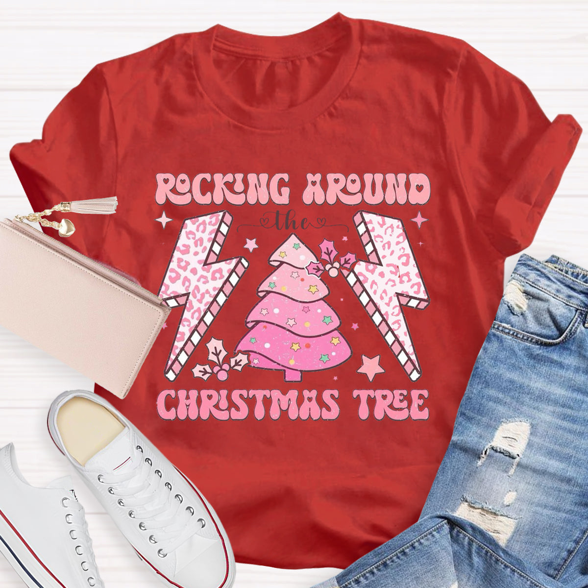 Rock Round The Classroom Tree Teacher T-Shirt