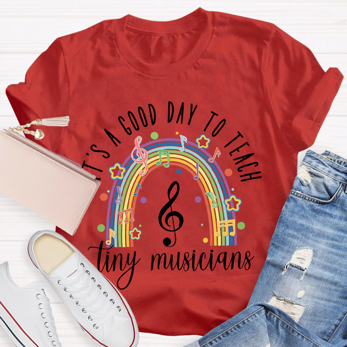 It'S A Good Day To Teach Tiny Musician Music Teacher T-Shirt