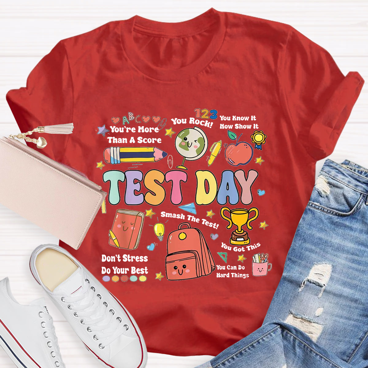 Don't Stress Do Your Best Test Day T-Shirt