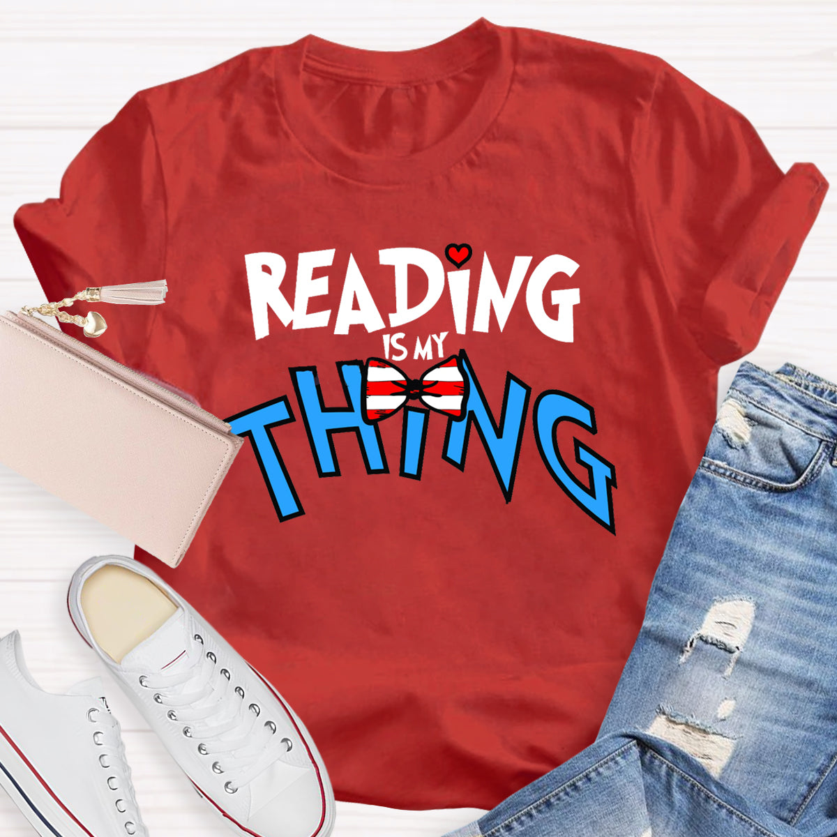 Reading Is My Thing Teacher T-Shirt