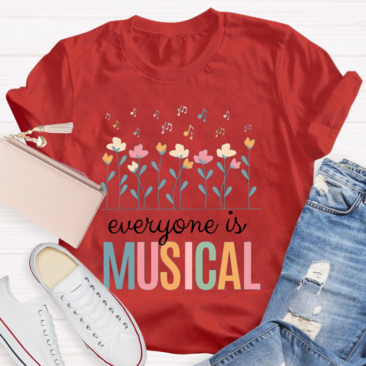 Everyone Is Musical Teacher T-Shirt